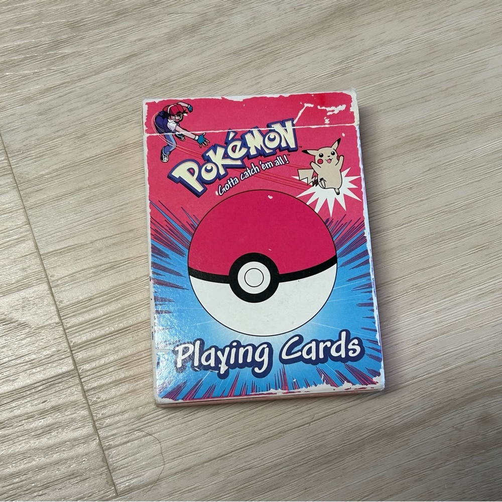 Pokemon Vintage Bicycle‎ Playing Cards 1999 Pikachu Rare